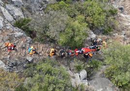 Watch as drone plays key role in tricky mountain rescue of injured runner in Marbella