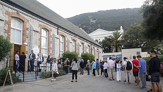 Gibraltarians turn out to vote in today's general election