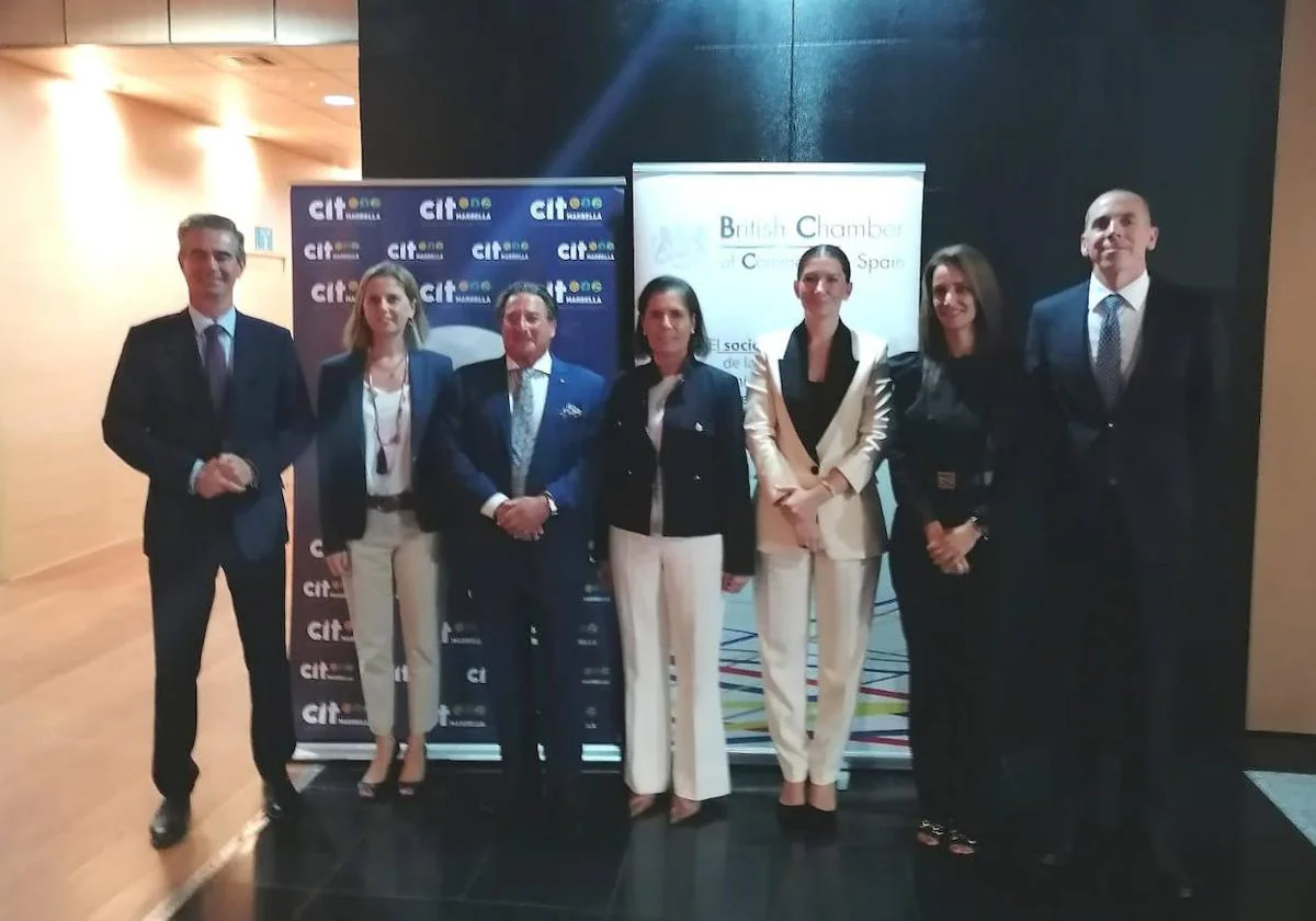 Business leaders meet to discuss the current economic trends in Marbella