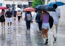 Weather warning for heavy rain raised to amber for parts of Malaga province this Thursday