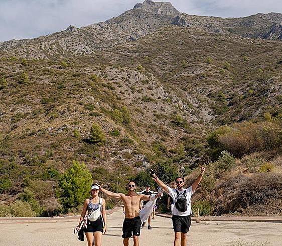Hikers at Marbella 4Days Walking event choose new challenging route