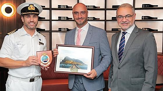 Inaugural visit of P&O cruise ship MS Arvia