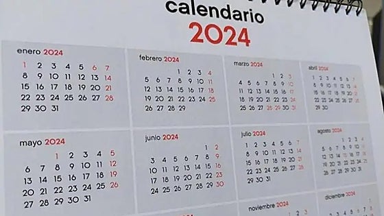 This is the 2024 work calendar for Spain, with 12 holidays and nine of them common to whole of country