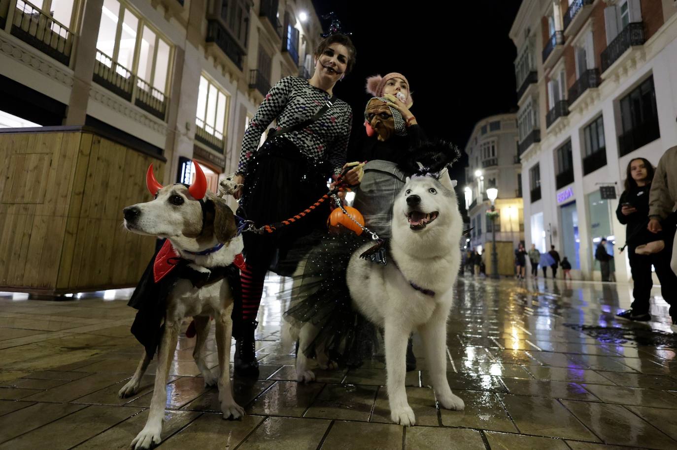 Zombies, witches and skeletons stroll the streets of Malaga for Halloween... in pictures