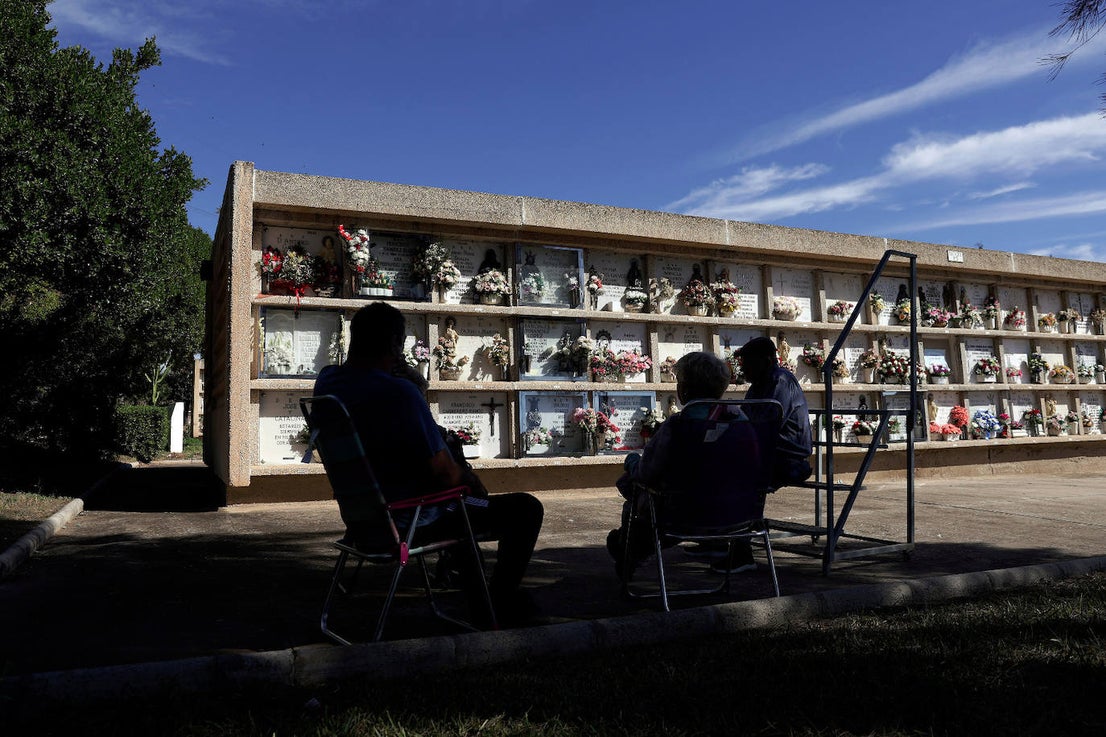 In pictures... people in Malaga pay their respects on All Saints' Day in the province's cemeteries