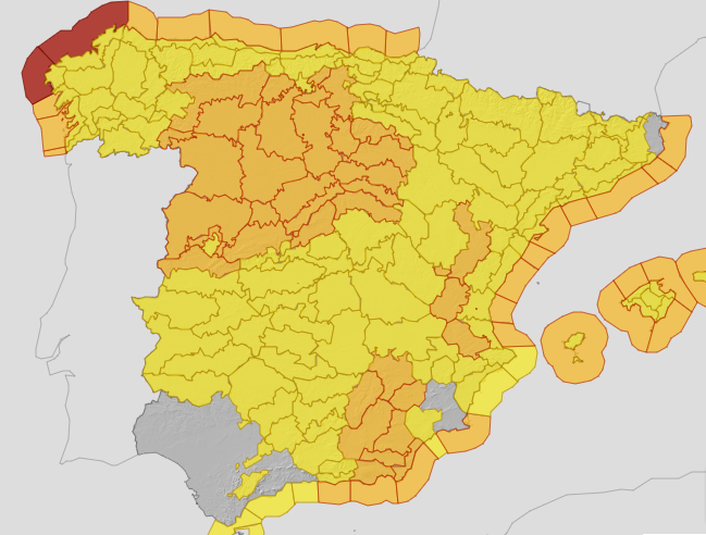 Weather warnings in place for Thursday, 2 November.