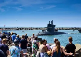 Submarine sighted off the Costa del Sol causes a stir on social media