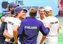 Fuengirola's Finnish community mobilises for the Davis Cup in Malaga