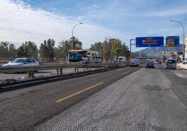 Bumpy ride for contractors over motorway resurfacing works near Malaga Airport