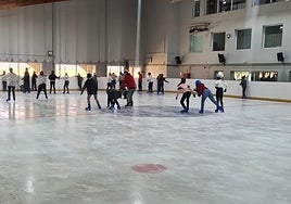 The ice rink reopened this month after being closed for three years.