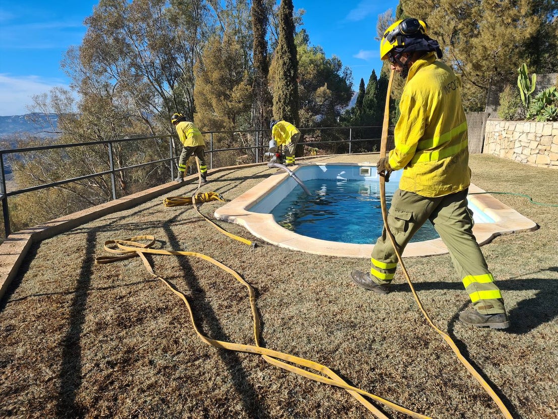 The horror of the Mijas wildfire, in pictures