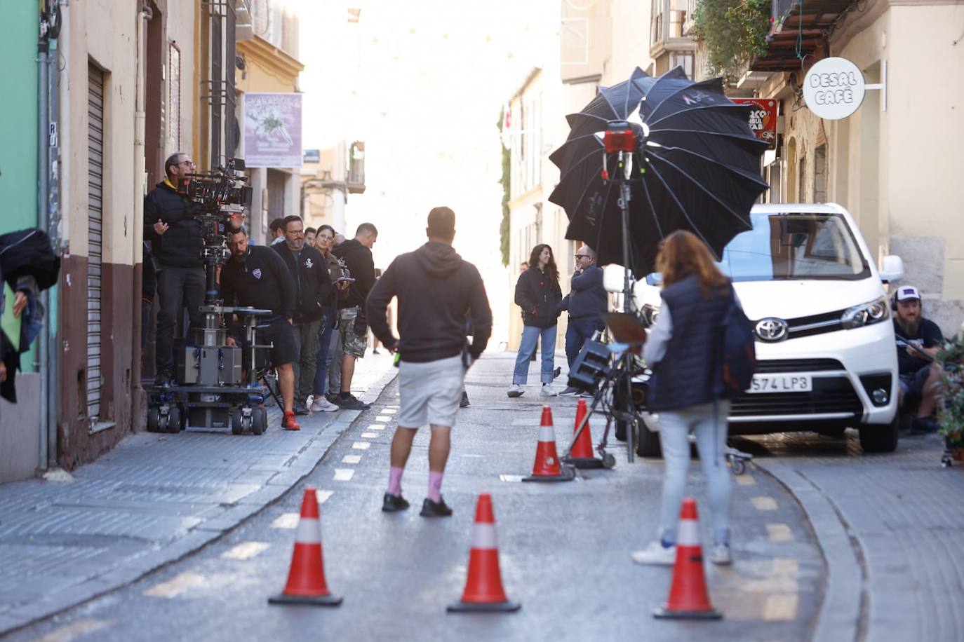 In pictures, Disney+ returns to Malaga to shoot the bullfighting series Maestro