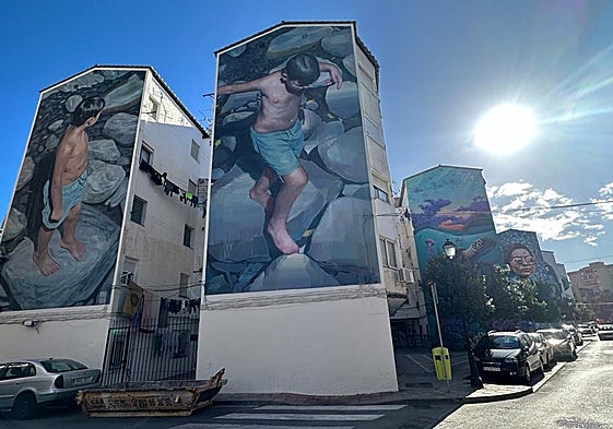 The new mural route in Fuengirola.