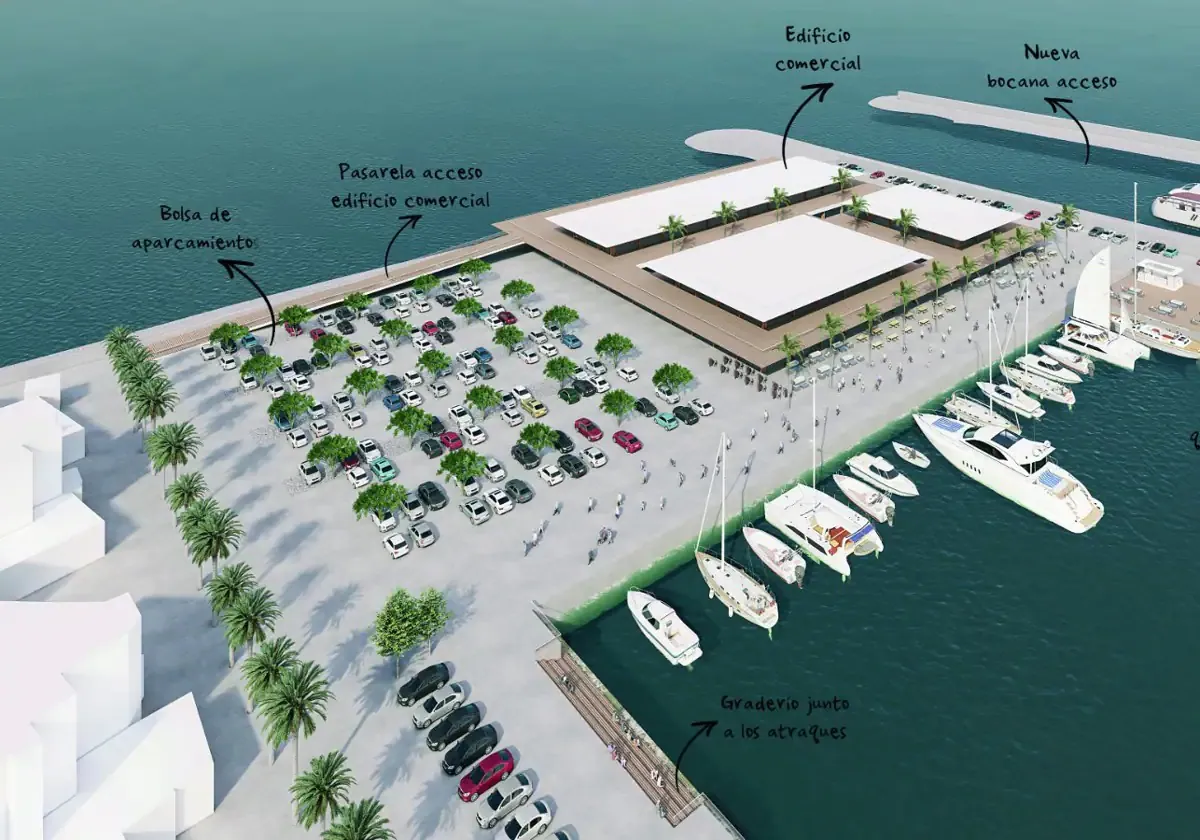 Design of how the new marina will look.