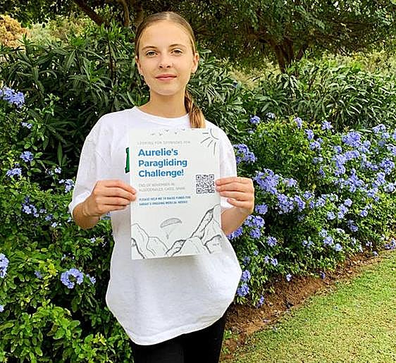 Aurèlie Dias conquering mountains for charity