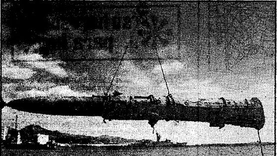 A fishing boat landed a Nazi torpedo in Malaga in the 1980s