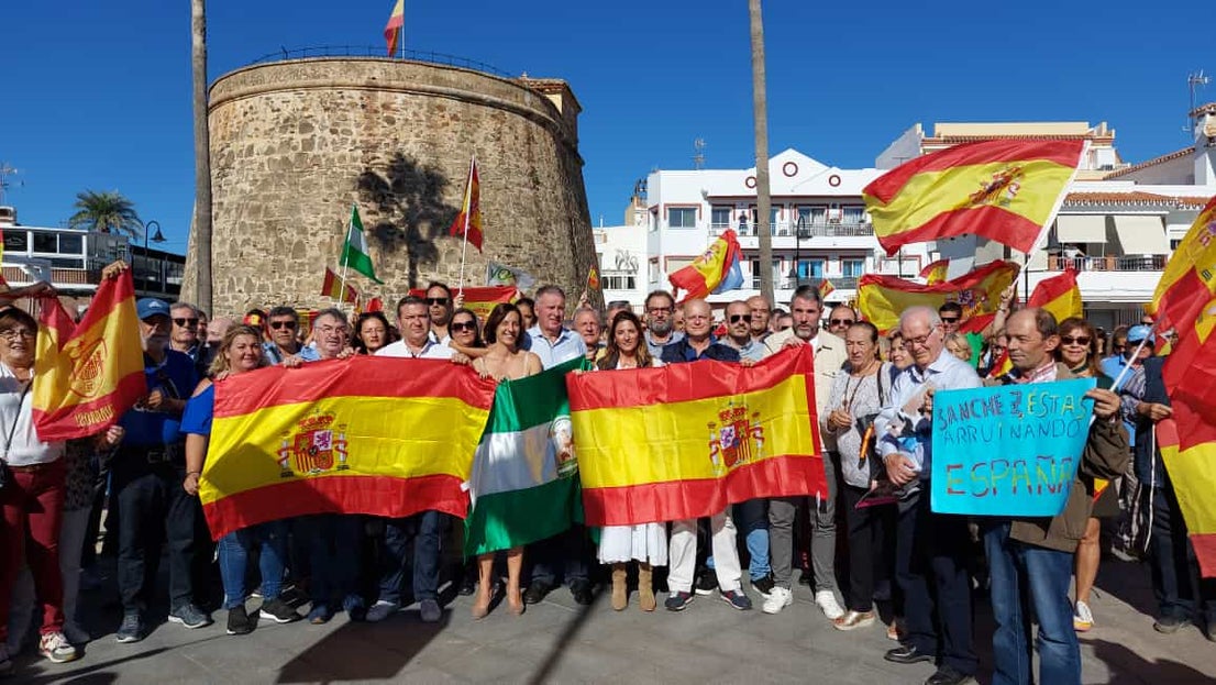 In pictures, more rallies held across Malaga province to protest controversial Catalan amnesty deal