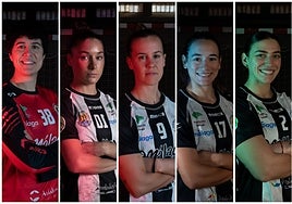 Merche Castellanos, Sole López, Silvia Arderius, Rocío Campigli and Bitolo.