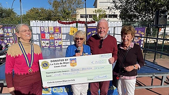 La Cala Lions enjoy successful Christmas fair