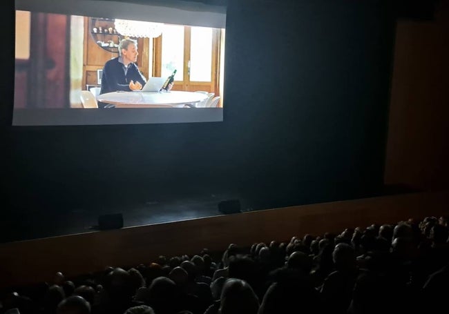 The audience filled the Edgar Neville auditorium on Wednesday night to attend the premiere.