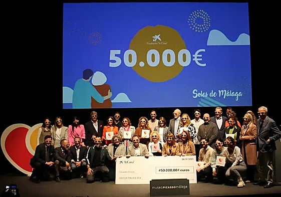 The presentation of the Soles de Malaga awards.