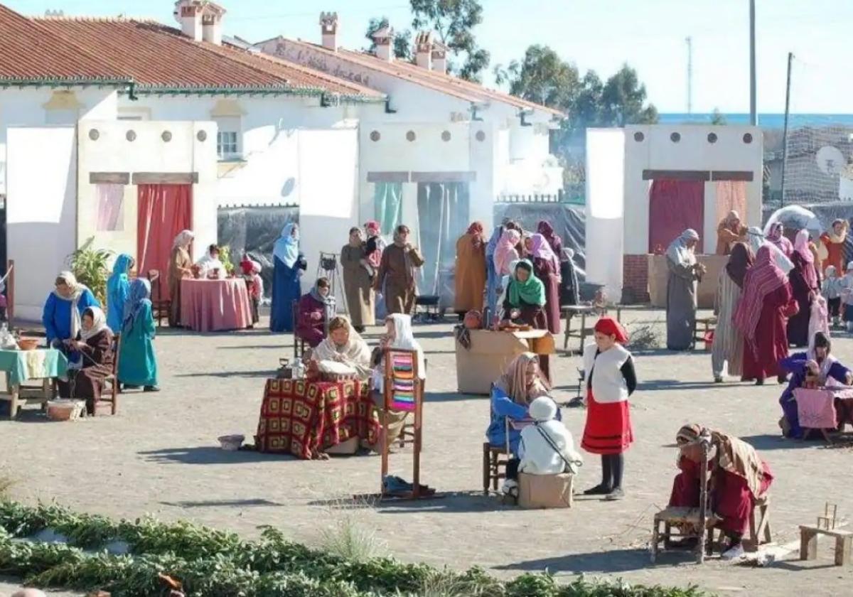 The living nativity in Almayate in the Axarquía.
