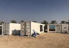 Portable desalination plants installed by Basque company Bidatek in Qatar.
