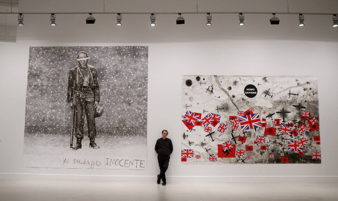 Artist Eduardo Gruber exhibition at the CAC Málaga