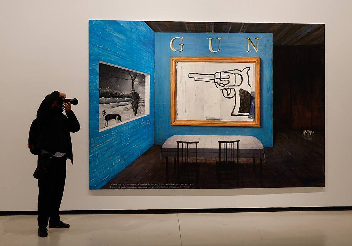 Gun', one of the works that puts the critical accent on today's society.