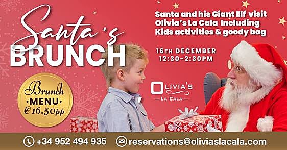 Meet Santa with a side of brunch in a charity event for Cudeca