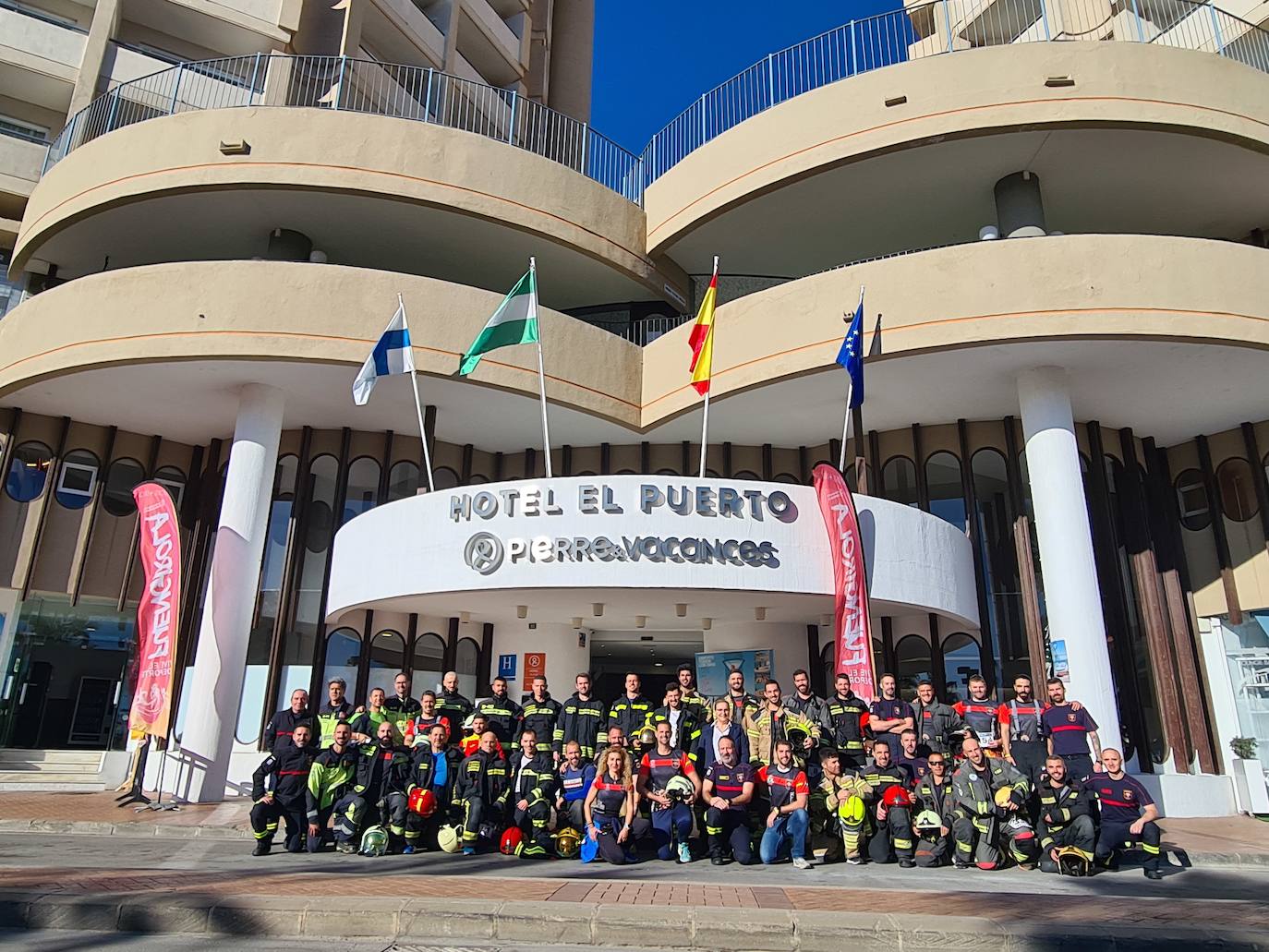 Fuengirola&#039;s vertical race for firefighters, in images