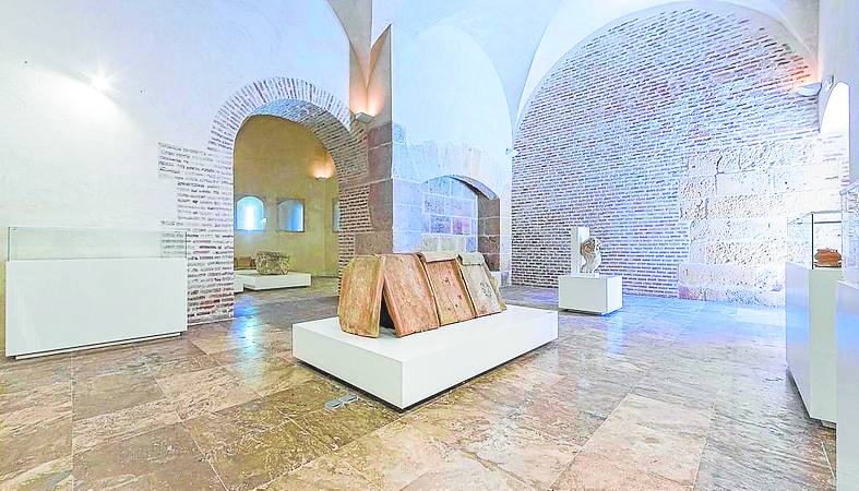 The archaeology museum in Castillo de La Duquesa.
