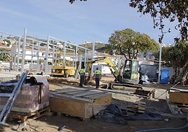 Work is progressing to transform the site of the old Baluma nightclub.