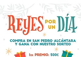 Poster for the King for a Day promotion.