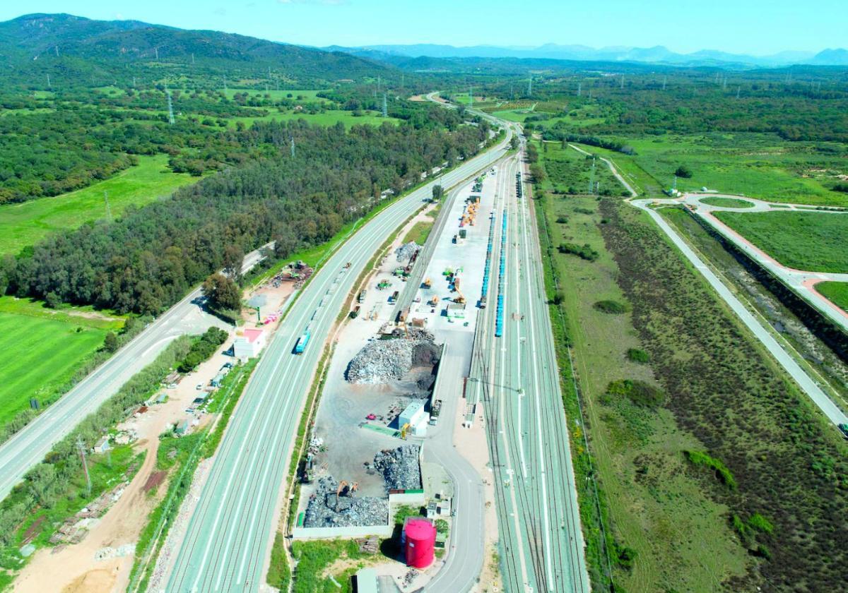 View of improvements on the Bobadilla-Ronda-Algeciras line.