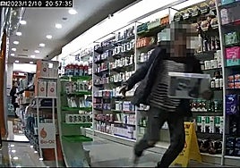 Image captured by CCTV of one of the alleged thefts.