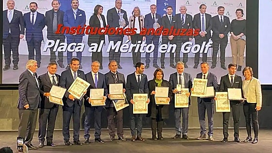 Marbella receives national award for its support of golf and specifically women's tournaments