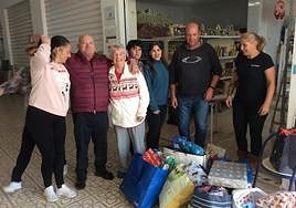 Santa delivers presents to Nerja food bank