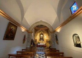 Inside Nerja's Las Angustia's chapel which forms part of the town's rich heritage.