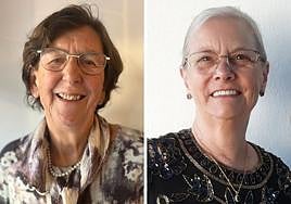 Susan Hannam (left) and Margery Anne Taylor.