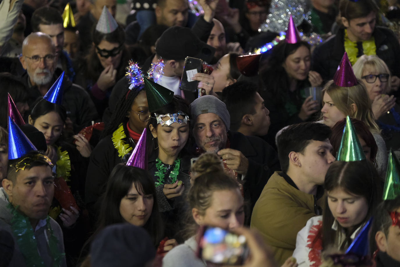 New Year's Eve celebrations in Malaga city attracted visitors from Spain and abroad.