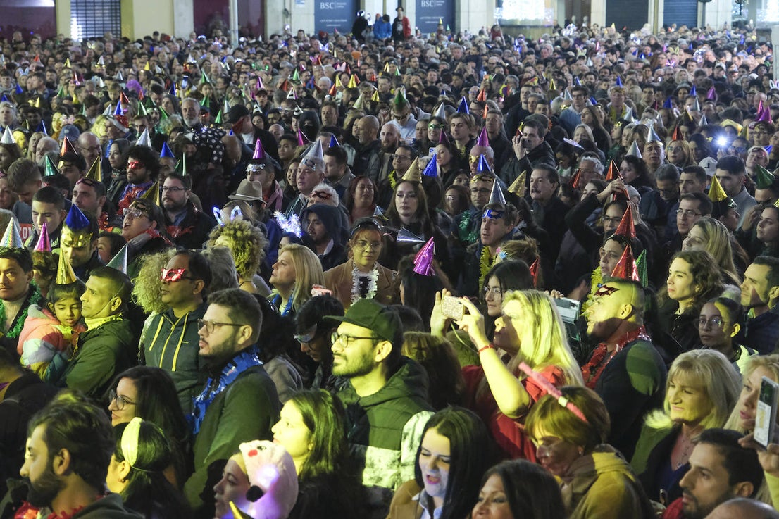 New Year's Eve celebrations in Malaga city attracted visitors from Spain and abroad.