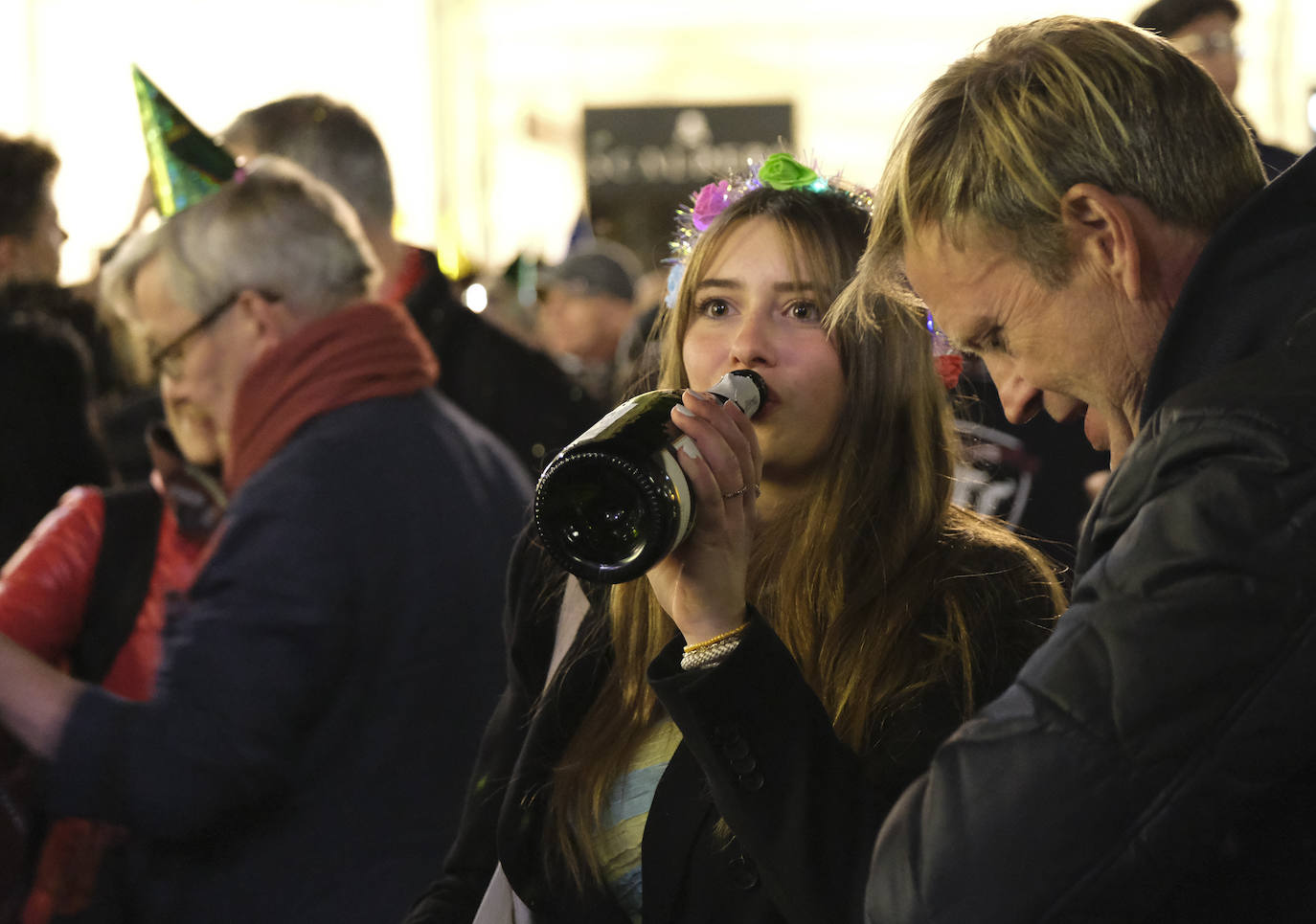 New Year's Eve celebrations in Malaga city attracted visitors from Spain and abroad.