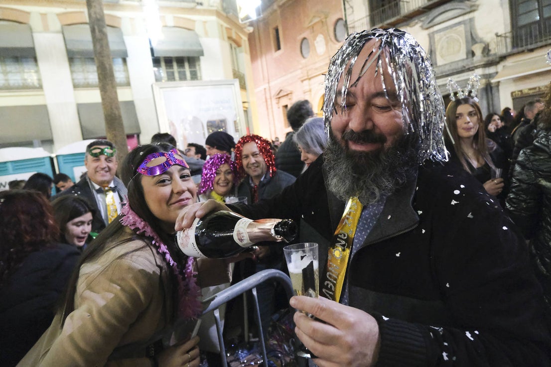 New Year's Eve celebrations in Malaga city attracted visitors from Spain and abroad.