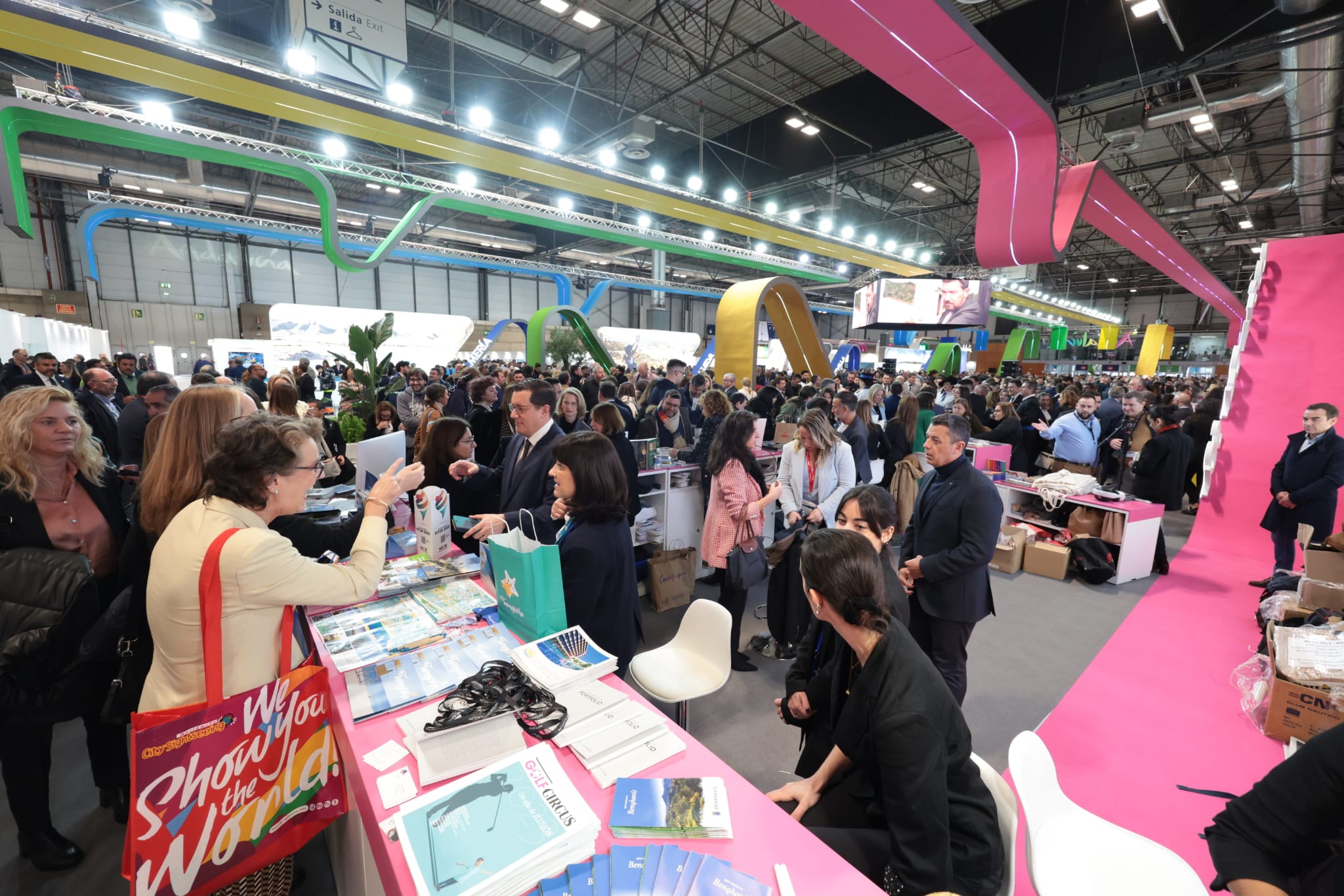 Andalucía's presence during the first day of Fitur