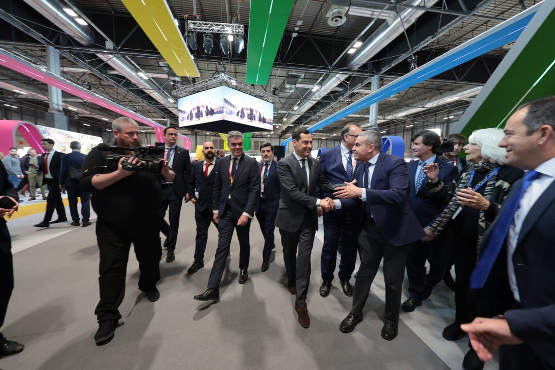 Andalucía's presence during the first day of Fitur