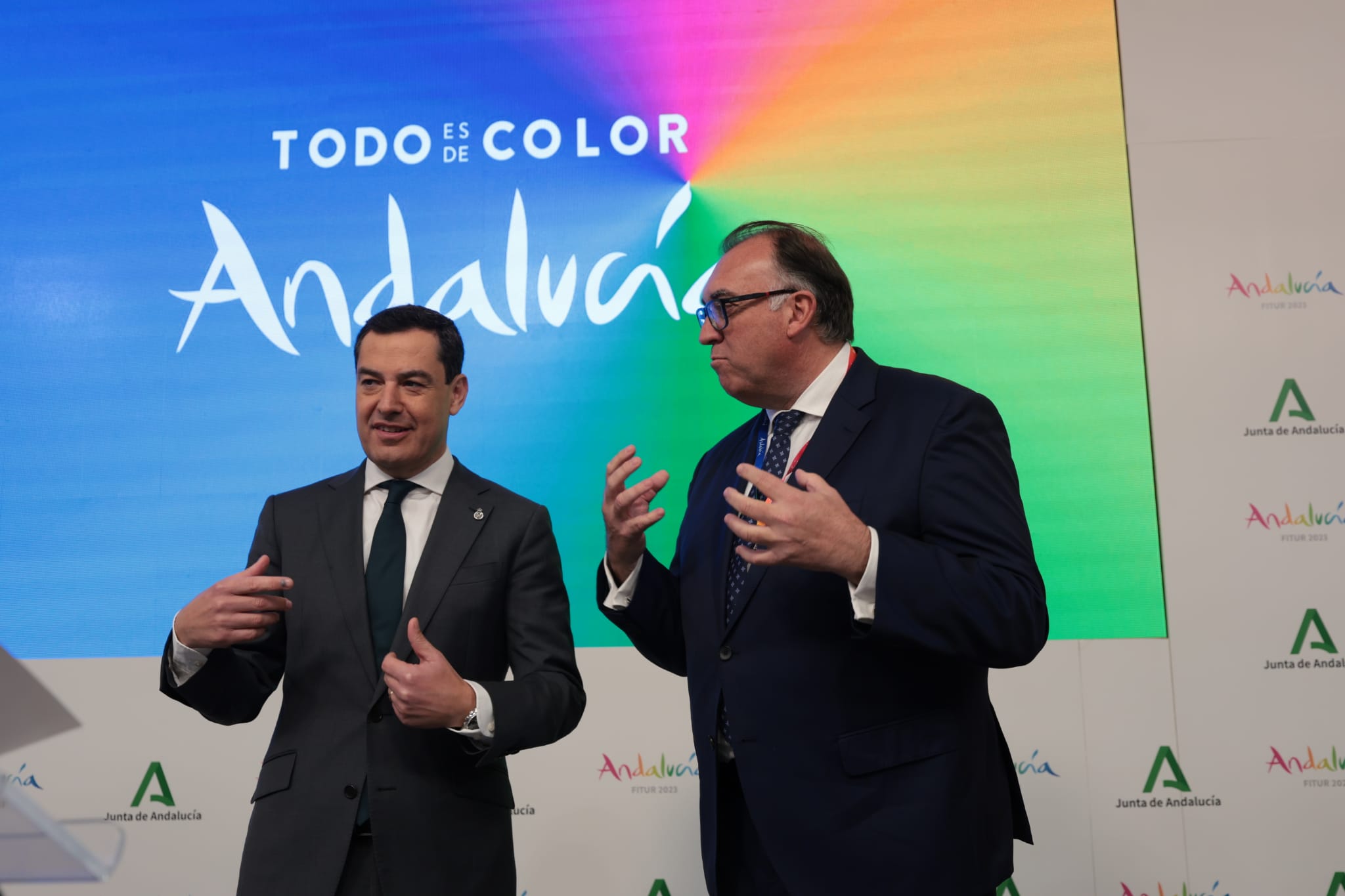 The first day of Fitur 2023 in Madrid.