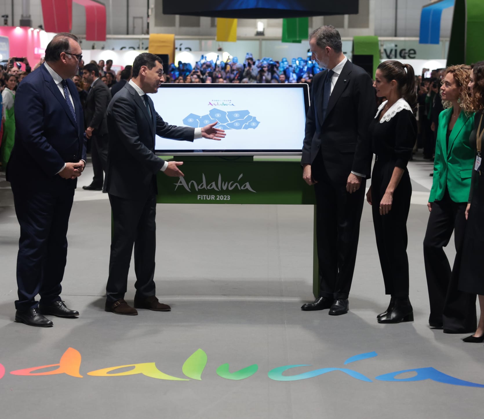Andalucía's presence during the first day of Fitur