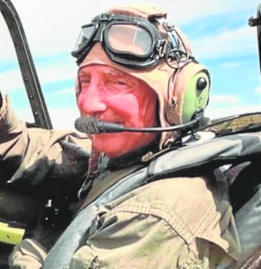 In a Spitfire last year.