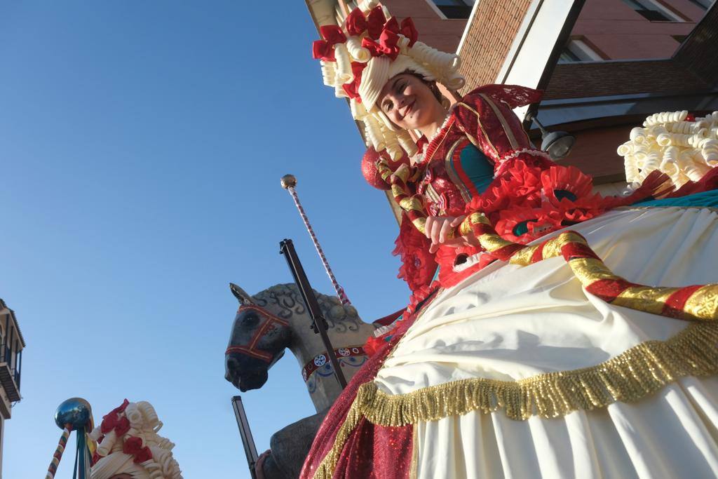 The city's streets were filled with colour for the carnival parade.